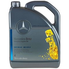 Синтетическое моторное масло Mercedes-Benz MB 229.5 5W-40, 5 л