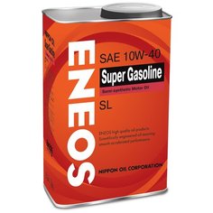 Полусинтетическое моторное масло ENEOS Super Gasoline SL 10W-40, 0.94 л