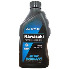 Полусинтетическое моторное масло Kawasaki 4-Stroke Engine Oil Jet Ski Watercraft 10W-40, 0.946 л