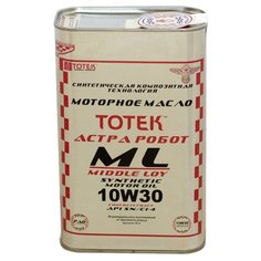 Синтетическое моторное масло TOTEK Астра Робот ML SAE 10W30, 1 л