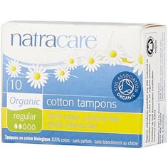 Natracare тампоны Regular без аппликатора, 2 капли, 10 шт.
