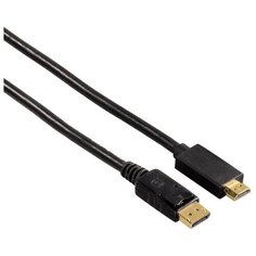 Кабель HAMA DisplayPort - HDMI (00054594) 1.8 м, черный