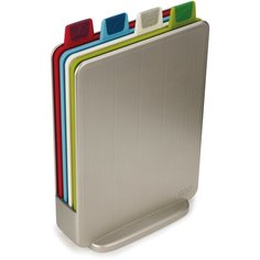 Набор разделочных досок Joseph Joseph Index™ Compact Mini, 21х15 см, 4 шт., серебристый