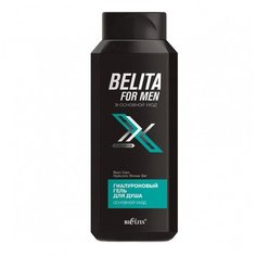 Гель для душа Bielita For Men Гиалуроновый Основной уход, 400 мл