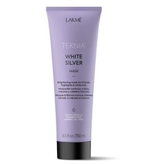 Lakme Teknia White Silver Тонирующая маска для нейтрализации желтого оттенка волос, 250 мл