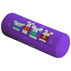 Подушка декоративная JoyArty Мышиный год, 45 х 16 см (pcu_185501) фиолетовый