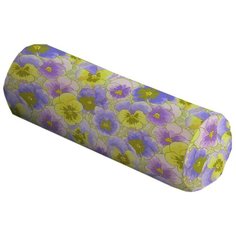 Подушка декоративная JoyArty Анютины глазки, 45 х 16 см (pcu-30833) фиолетовый/зеленый