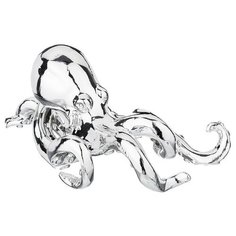 Статуэтка Lefard Осьминог 529-110, 8 см серебристый