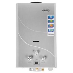 Проточный газовый водонагреватель Oasis 16 кВт сталь