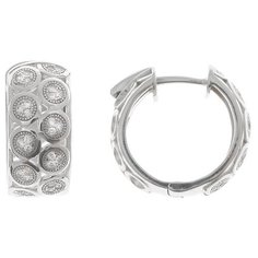 Balex Серьги 2435920007 из серебра 925 пробы с фианитом