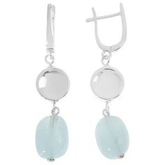 Balex Серьги 2432930144 из серебра 925 пробы с аквамарином