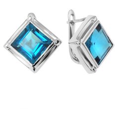 Balex Серьги 2405936361 из серебра 925 пробы с кварцем гидротермальным