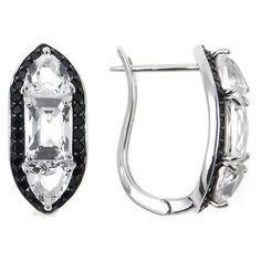 Balex Серьги 2427930111 из серебра 925 пробы с горным хрусталем и шпинелью
