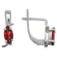 Balex Серьги 2405932954 из серебра 925 пробы с гранатом природным