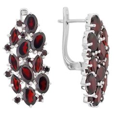 Balex Серьги 2410931008 из серебра 925 пробы с гранатом природным