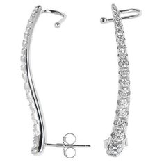 Balex Серьги 2445910040 из серебра 925 пробы с фианитом