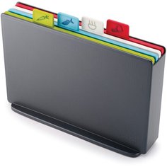 Набор разделочных досок Joseph Joseph Index™ Regular, 30х20 см, 4 шт., графит