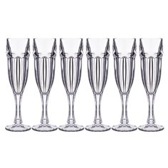 Crystalite Bohemia Набор бокалов Safari flute 1KC86/150 6 шт. 150 мл бесцветный