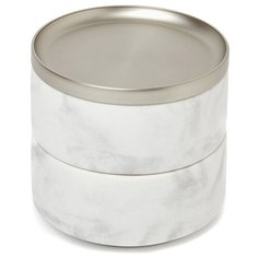 Umbra Шкатулка Tesora 299470-491 White-Nickel
