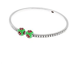 Balex Браслет 7405936540 из серебра 925 пробы с эмалью и фианитом, 18 см, 10.64 г