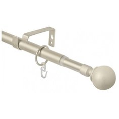 Карниз однорядный Эскар 33311619 Классика (320 см) матовый никель