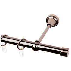 Карниз однорядный Эскар 11649535055/11647535055/11650535055/11648535055 Заглушка (350 см) коньяк