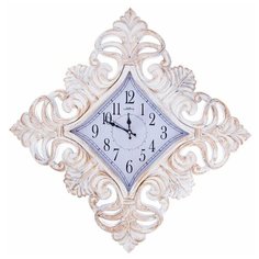 Часы настенные кварцевые GALAXY 207-387 белый/бежевый