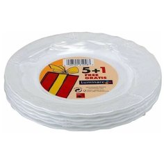 Luminarc Набор десертных тарелок Trianon 19,5 см 6шт белый