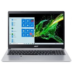 Ноутбук Acer Aspire 5 A515-55-33ZP (Intel Core i3 1005G1 1200MHz/15.6"/1920x1080/4GB/256GB SSD/Intel UHD Graphics/Windows 10 Home) NX.HSLER.004, серебристый