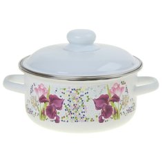 Кастрюля СтальЭмаль 1RB201M, 3 л, мозаика