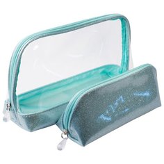 Набор косметичек DEWAL Северное сияние, мятный