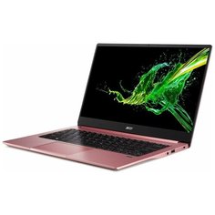 Ноутбук Acer SWIFT 3 SF314-57-37VQ (Intel Core i3 1005G1 1200MHz/14"/1920x1080/8GB/256GB SSD/DVD нет/Intel UHD Graphics/Wi-Fi/Bluetooth/Windows 10 Home) NX.HJKER.009, розовый