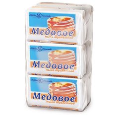 Мыло кусковое Невская косметика Медовое, 90 г