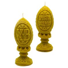 Свеча из воска "Пасха" (комплект из 2 шт)