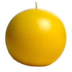 Свеча из воска " Шар"