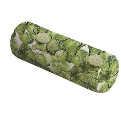 Подушка декоративная JoyArty Кактусы, 45 х 16 см (pcu_26552) зеленый/белый