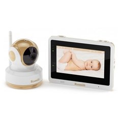 Видеоняня Ramili Baby RV1500 белый/золотистый