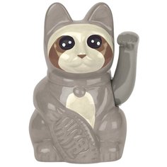 Статуэтка Doiy Sloth Cat, 15 см серый