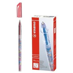 Набор ручек шариковых STABILO TROPIKANA 838 F, цвет красный, 10 шт