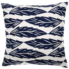 Чехол для подушки из хлопка с принтом Листья Russian North, 45х45 см Tkano