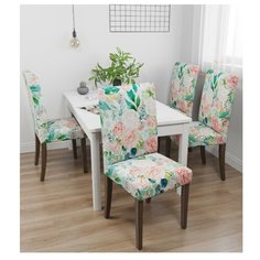 Чехол на стул 13423, универсальный, 40 см. Сирень