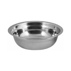 Миска 1 л BOWL-19 из нержавеющей стали 19х5.5 см с расширенными краями Mallony