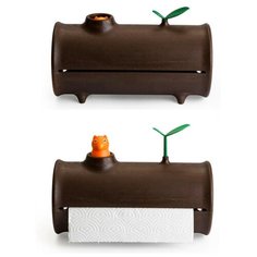 Держатель для бумажных полотенец Qualy Log&Roll