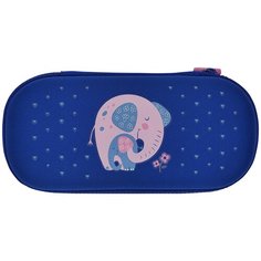 Пенал на молнии "СЛОНИК РОМАНТИКА" ОДНО ОТДЕЛЕНИЕ, 223 х110 х 52ММ Bruno Visconti