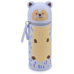 Пенал на молнии, "ВЕСЕЛЫЙ ЕЖИК", силикон, 180 х 55 х 55 ММ Bruno Visconti