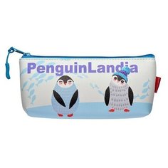 Пенал на молнии "ПИНГВИНЫ" 20 х 9 х 3,5 СМ Bruno Visconti