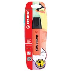 Маркер-текстовыделитель BOSS ORIGINAL Pastel, пастельные цвета 1 шт светло-коралловый Stabilo