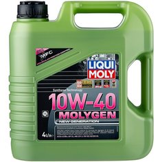 Полусинтетическое моторное масло LIQUI MOLY Molygen New Generation 10W-40, 4 л