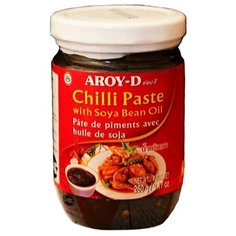 Паста чили с соевым маслом Aroy-D, 260 г