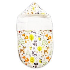 Демисезонный конверт мини QuQuBaby Сказочный лес